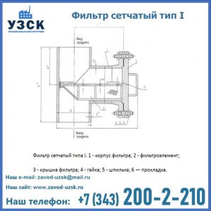 Фильтр сетчатый ФС по Т-ММ-11-2003 в Орле