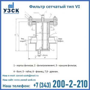Фильтр сетчатый ФС по Т-ММ-11-2003 в Орле