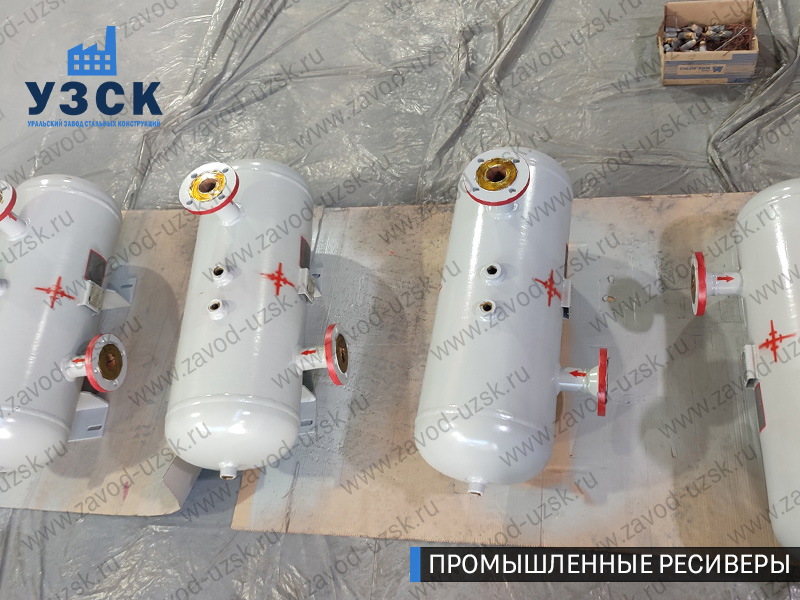 фотография емкостных ресиверов газа Орёл